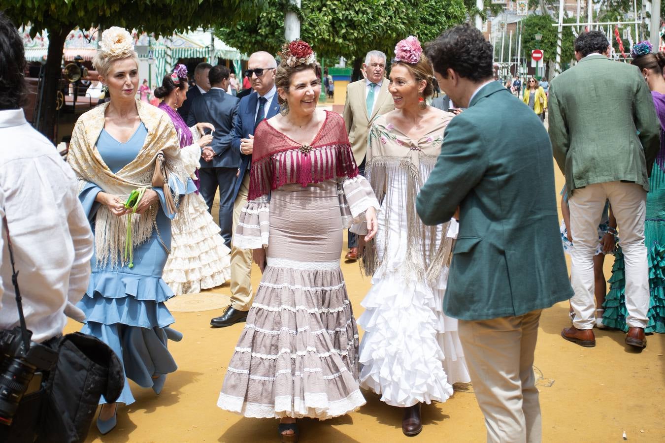 Recepciones oficiales en el miércoles de Feria. VANESSA GÓMEZ / MAYA BALANYA