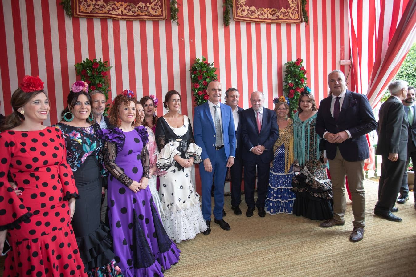 Recepciones oficiales en el miércoles de Feria. VANESSA GÓMEZ / MAYA BALANYA