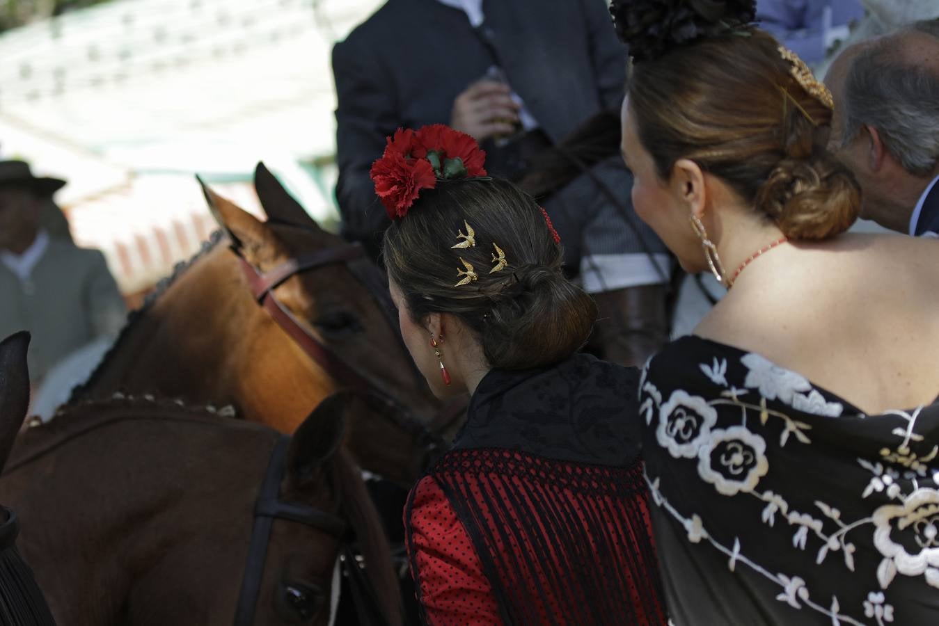 Ambiente durante el jueves en la Feria de Sevilla 2022. JUAN FLORES