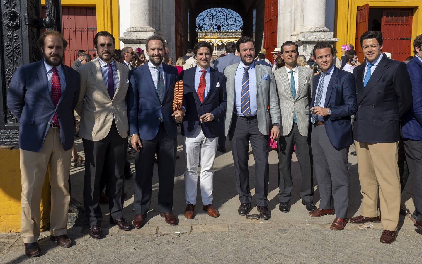 Rafael Ybarra, Luis Ybarra, Julián Saiz, Pablo Moreno de la Cova, Manuel de la Serna, Juan Pedro Álvarez, Joaquín Luque y Federico del Castillo. MANUEL GÓMEZ