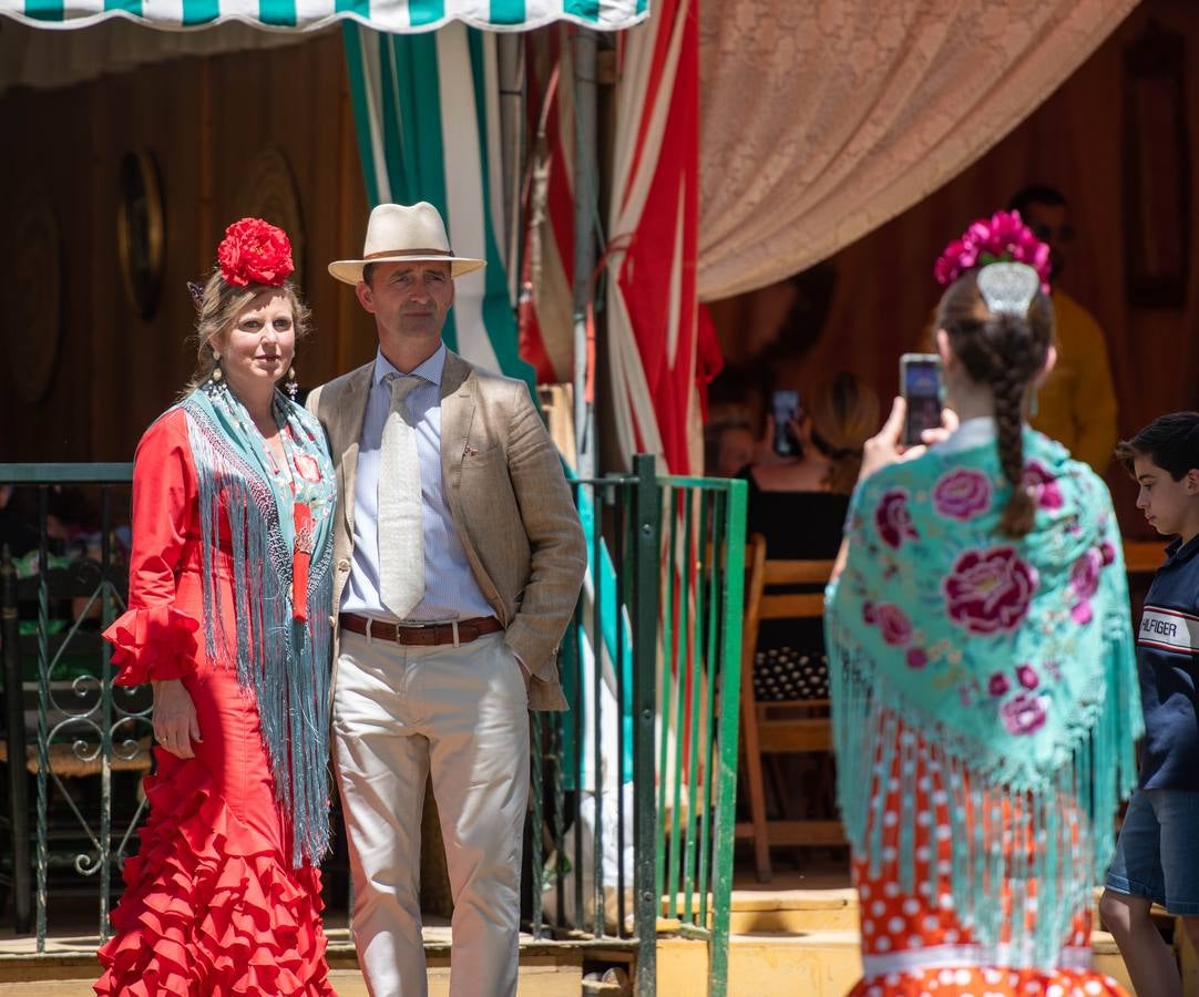 Ambiente durante el viernes de la Feria de Sevilla 2022. CRISTINA GÓMEZ