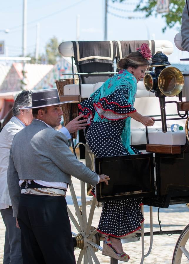 Ambiente durante el viernes de la Feria de Sevilla 2022. CRISTINA GÓMEZ