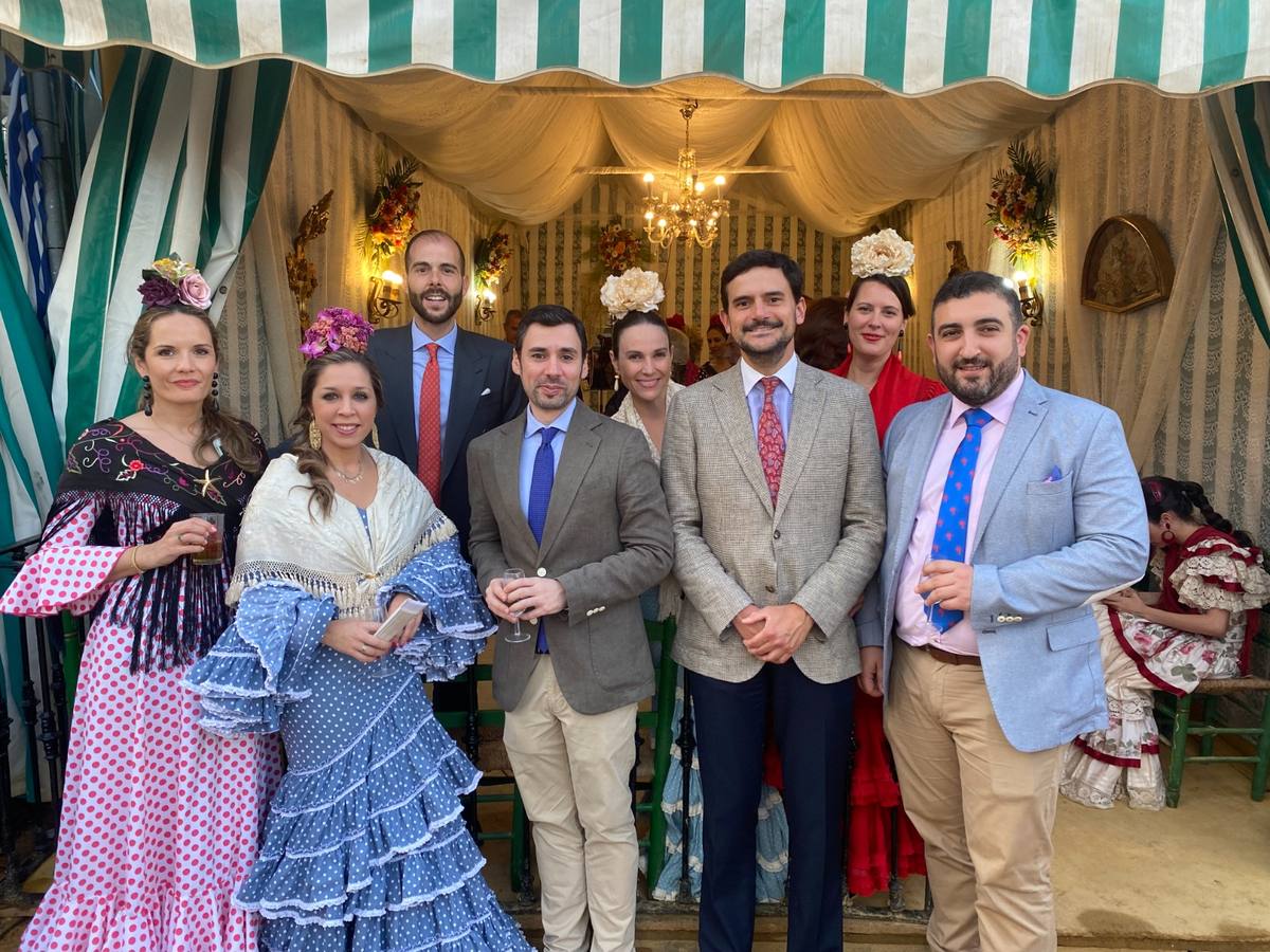 Foto de los lectores de ABC de la Feria de Sevilla 2022. ABC