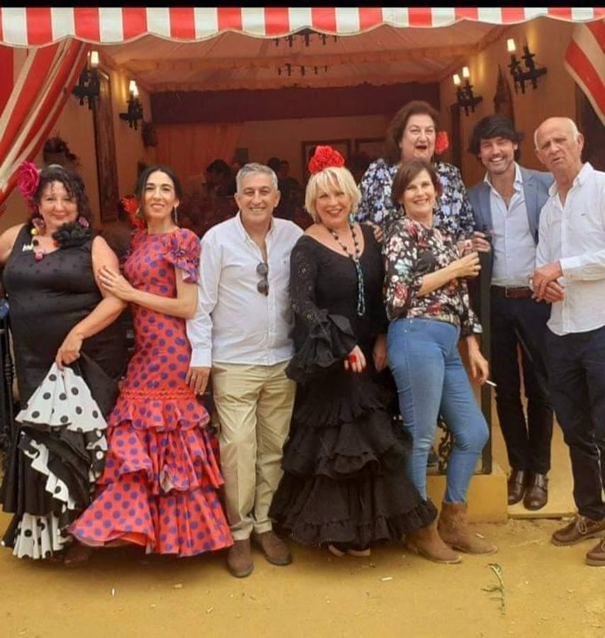 Foto de los lectores de ABC de la Feria de Sevilla 2022. ABC