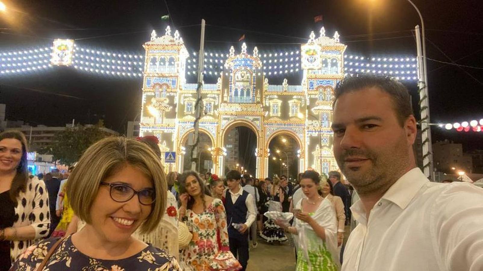 Foto de los lectores de ABC de la Feria de Sevilla 2022. ABC