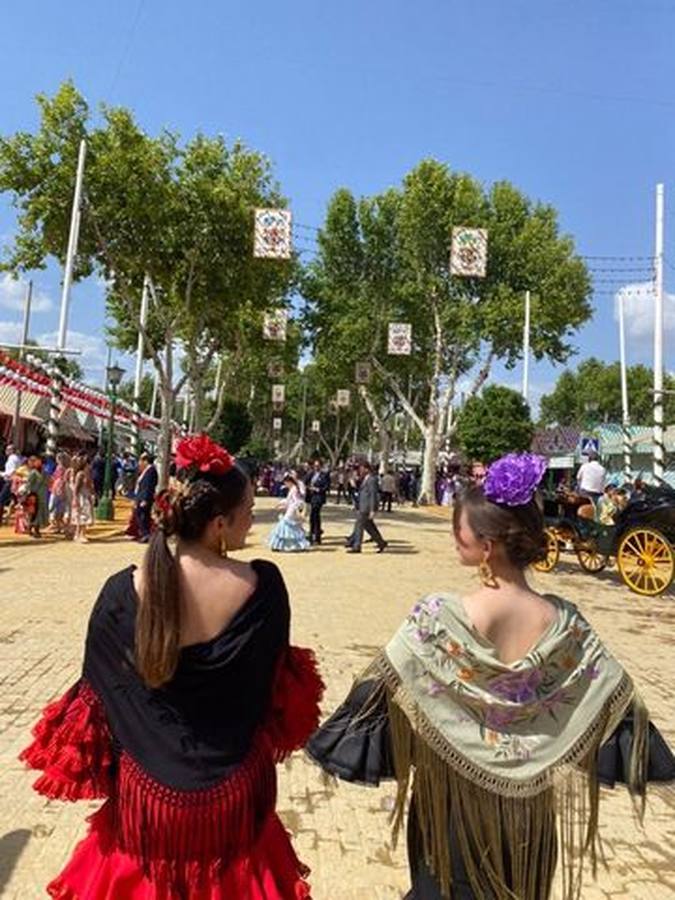 Foto de los lectores de ABC de la Feria de Sevilla 2022. ABC