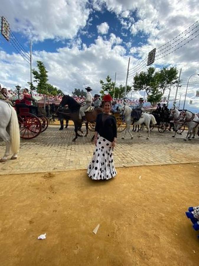 Foto de los lectores de ABC de la Feria de Sevilla 2022. ABC