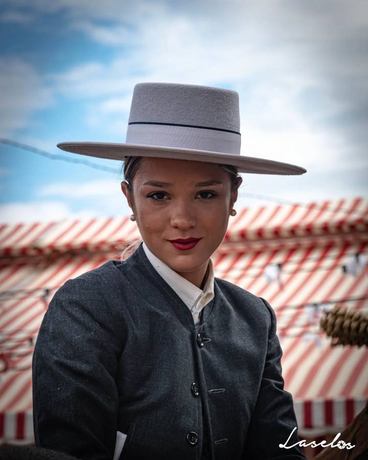 Foto de los lectores de ABC de la Feria de Sevilla 2022. ABC