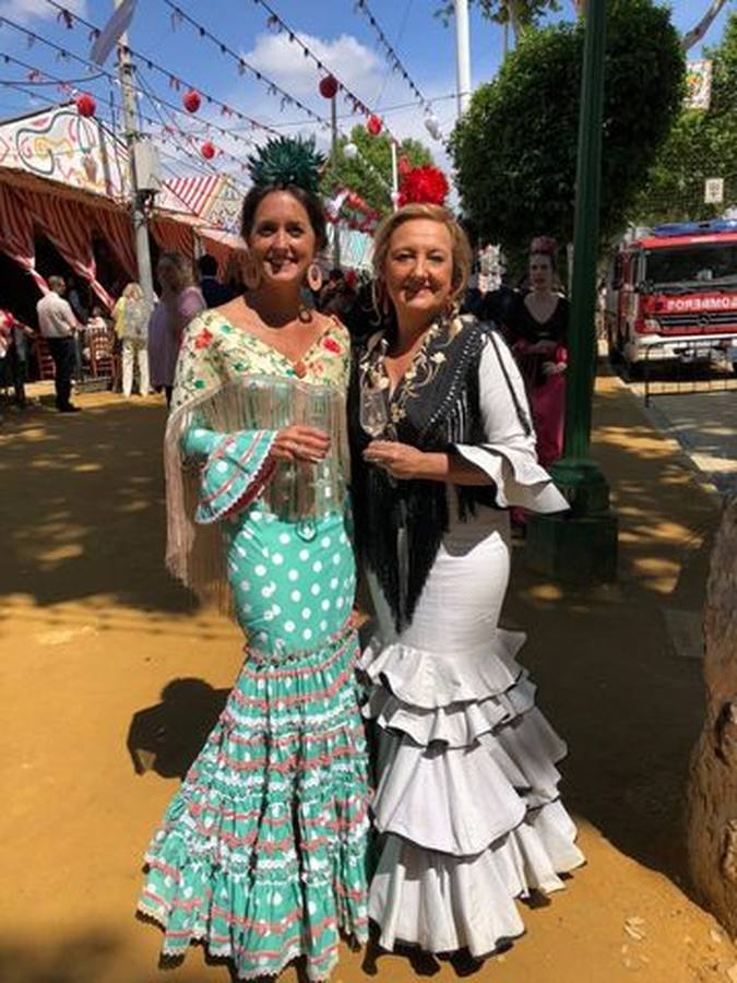 Foto de los lectores de ABC de la Feria de Sevilla 2022. ABC