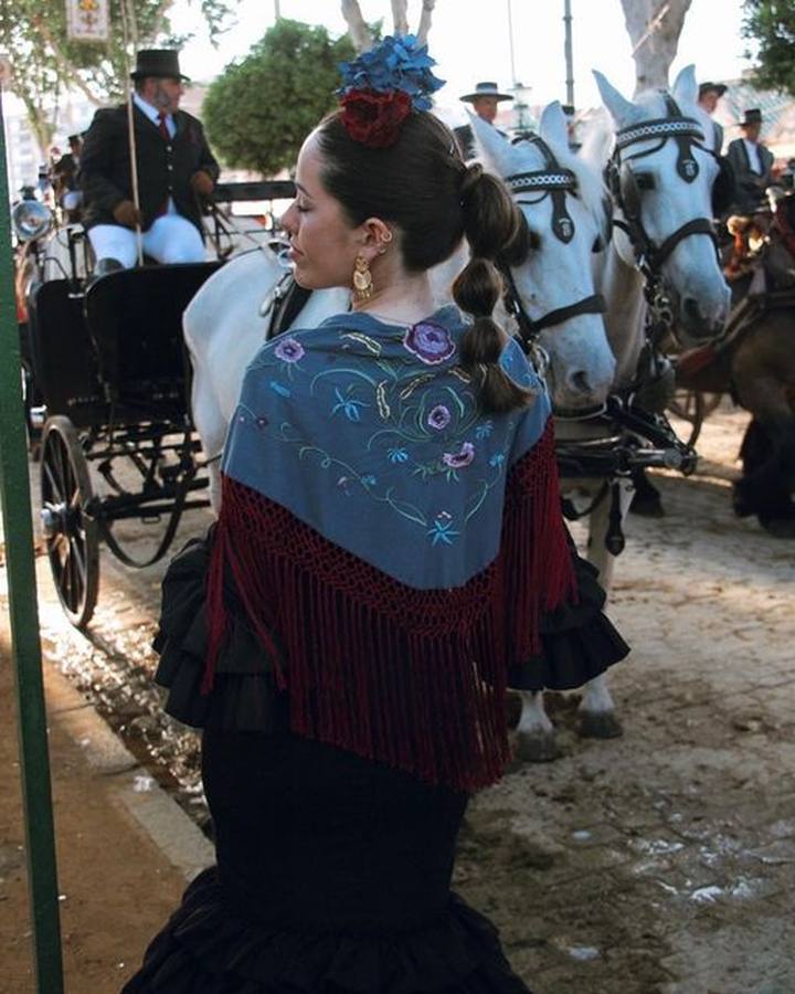 Foto de los lectores de ABC de la Feria de Sevilla 2022. ABC