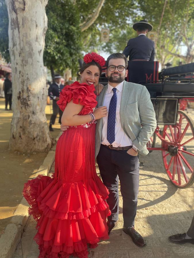 Foto de los lectores de ABC de la Feria de Sevilla 2022. ABC