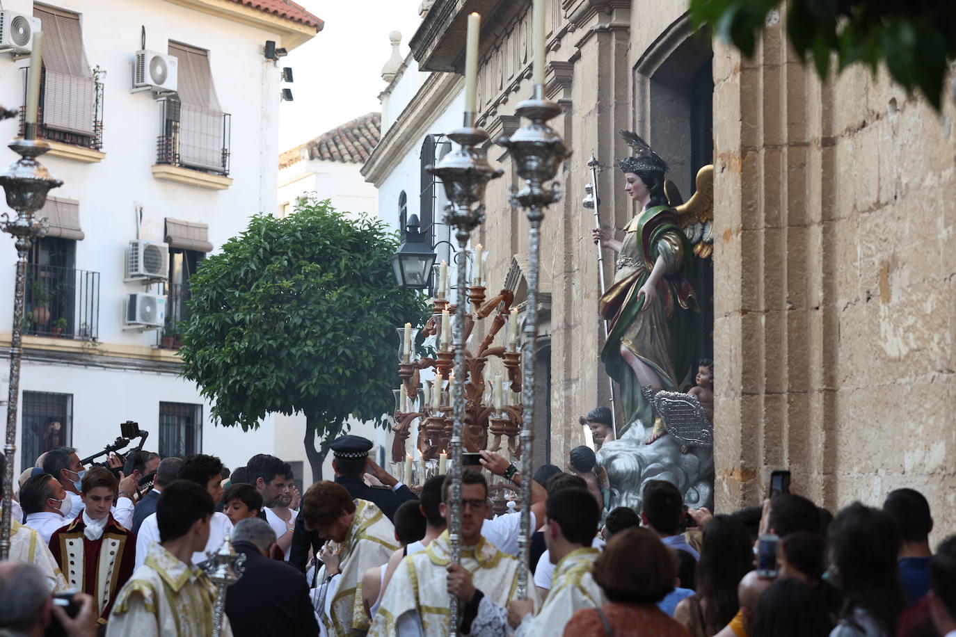 La procesión de San Rafael el día del Juramento en Córdoba, en imágenes