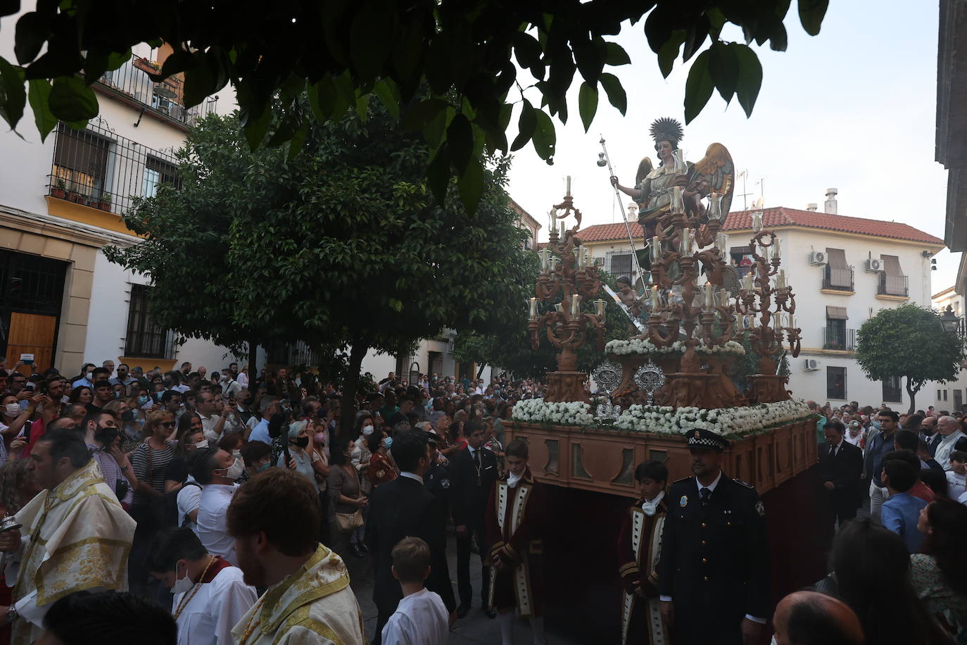 La procesión de San Rafael el día del Juramento en Córdoba, en imágenes