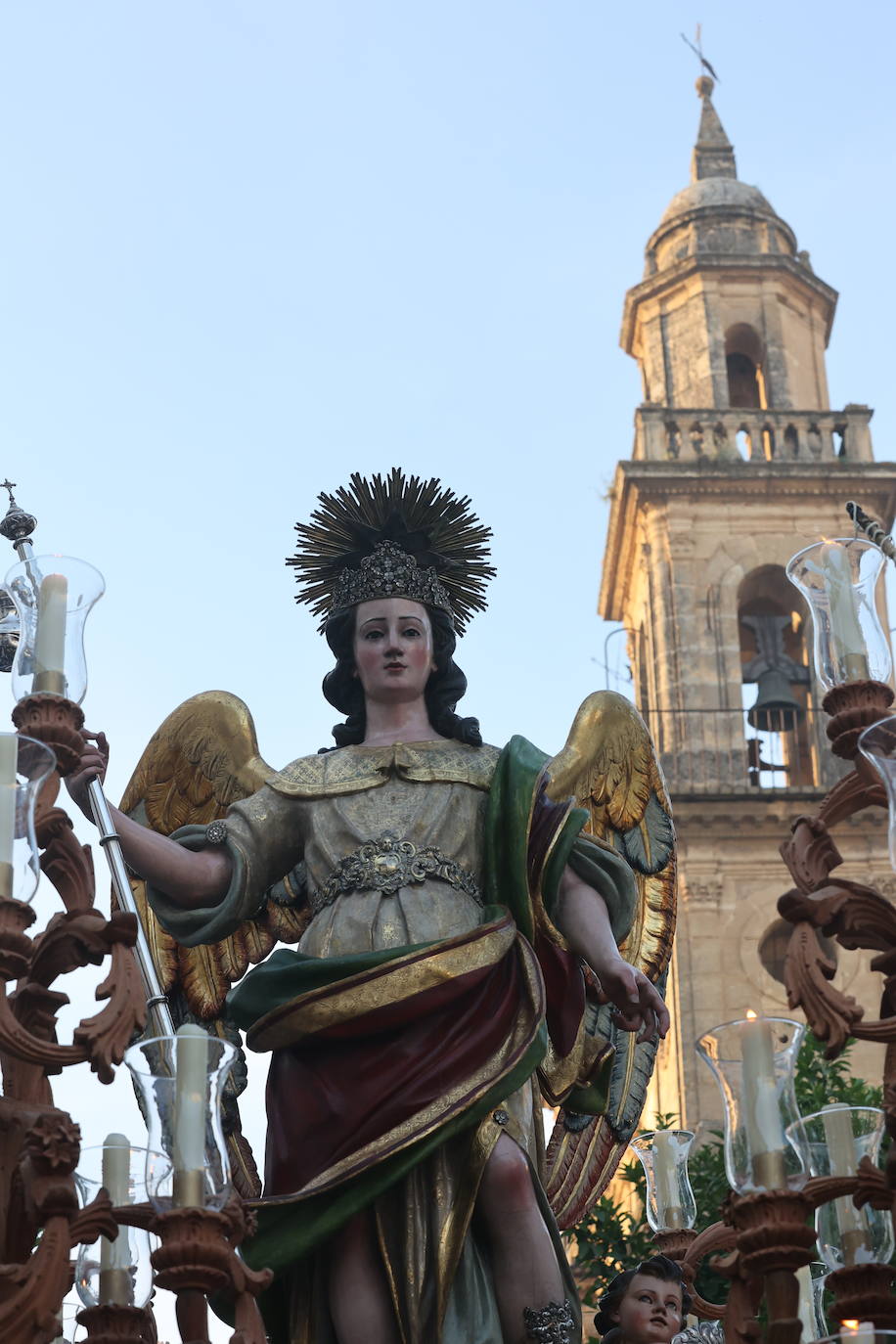 La procesión de San Rafael el día del Juramento en Córdoba, en imágenes