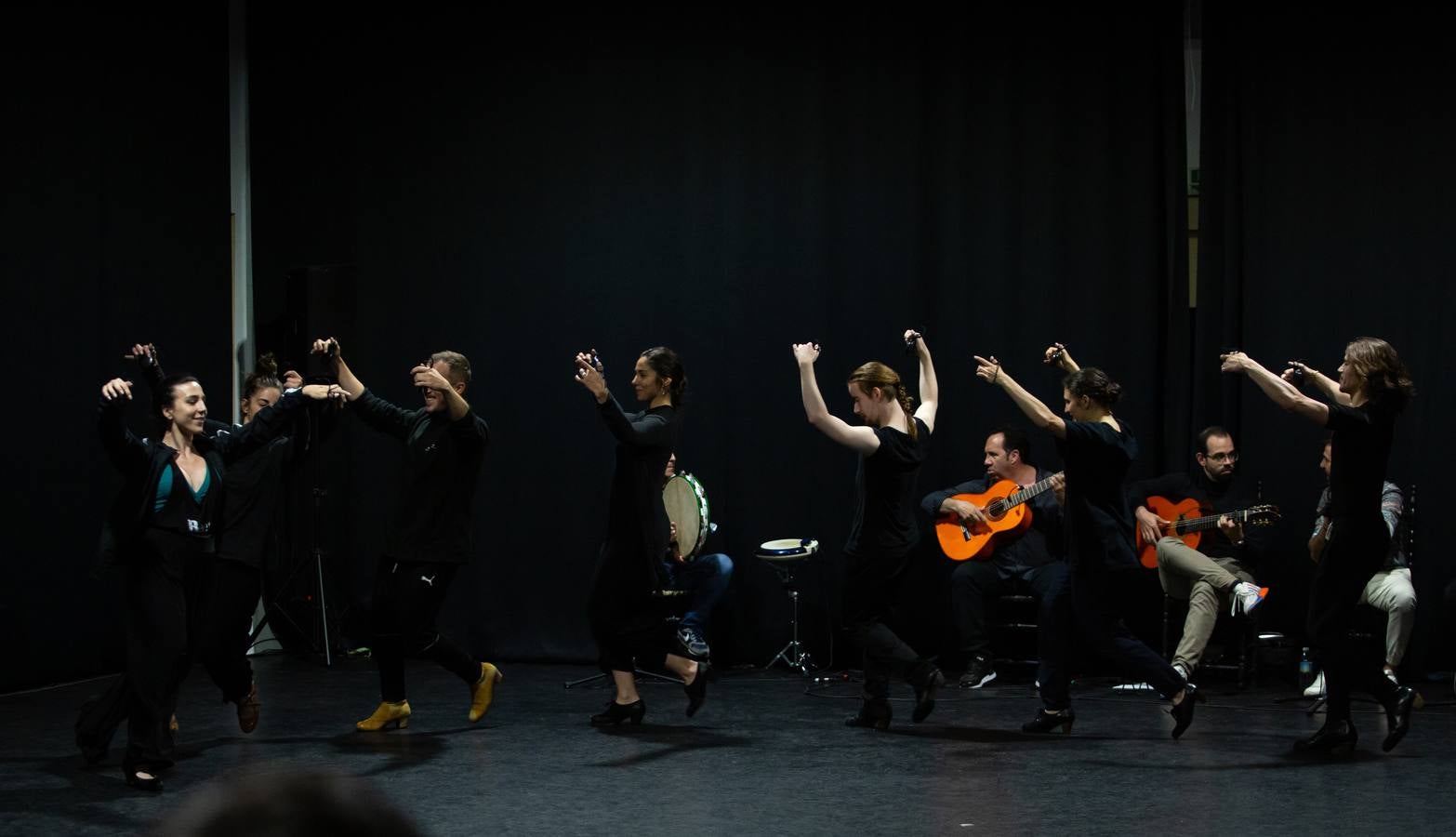 Masterclass del Ballet Flamenco de Andalucía con alumnos de Secundaria. VANESSA GÓMEZ