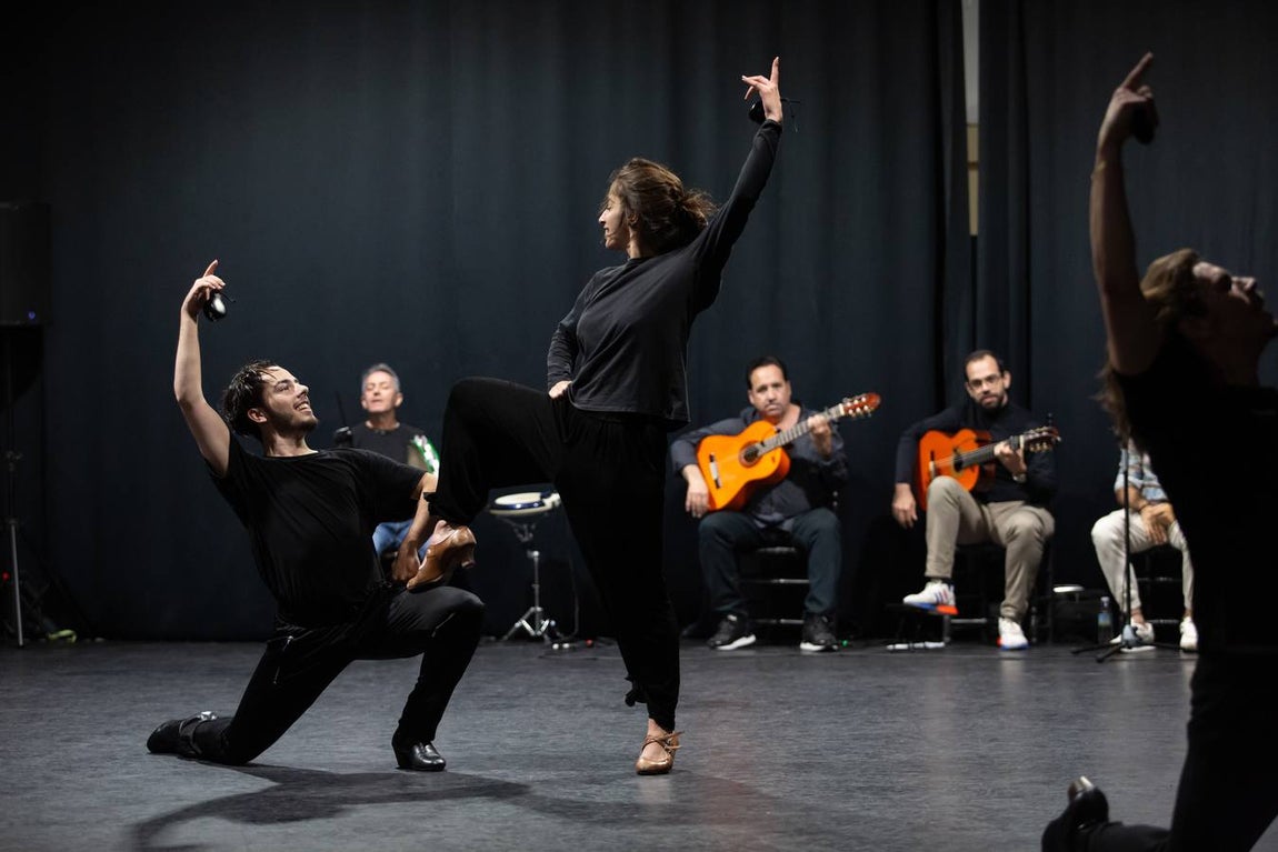 Masterclass del Ballet Flamenco de Andalucía con alumnos de Secundaria. VANESSA GÓMEZ