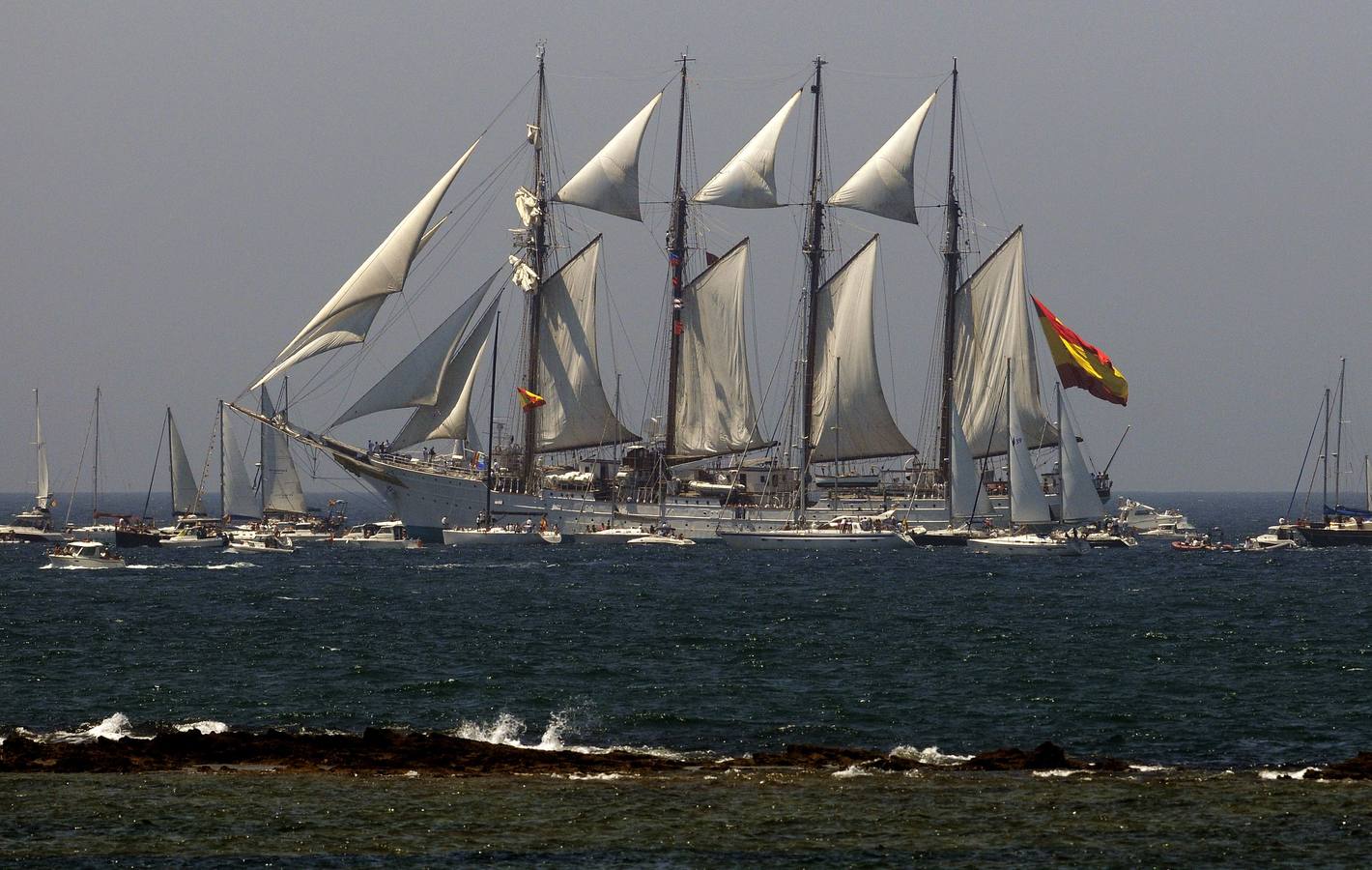 Imágenes para el recuerdo de las Regatas de los Grandes Veleros en Cádiz