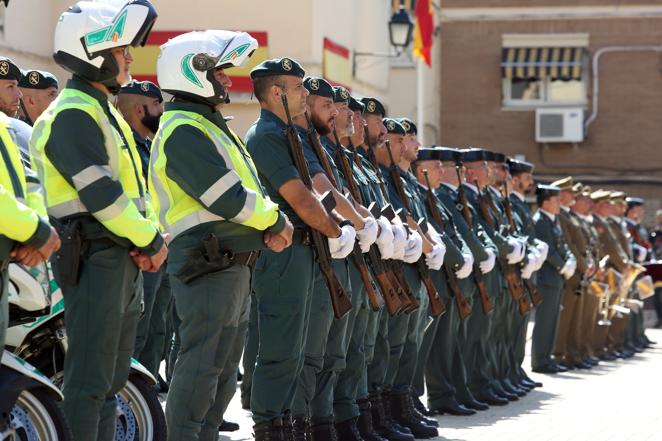 Aniversario de la Guardia Civil en el viejo acuartelamiento de Toledo