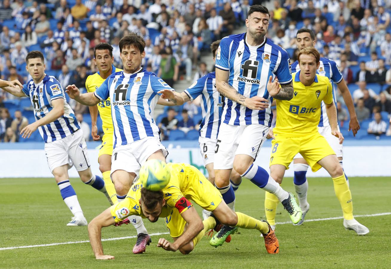 Las imágenes del Real Sociedad - Cádiz