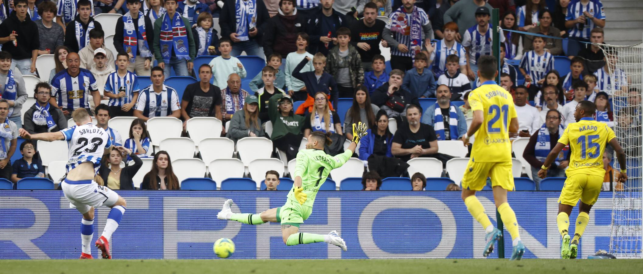 Las imágenes del Real Sociedad - Cádiz