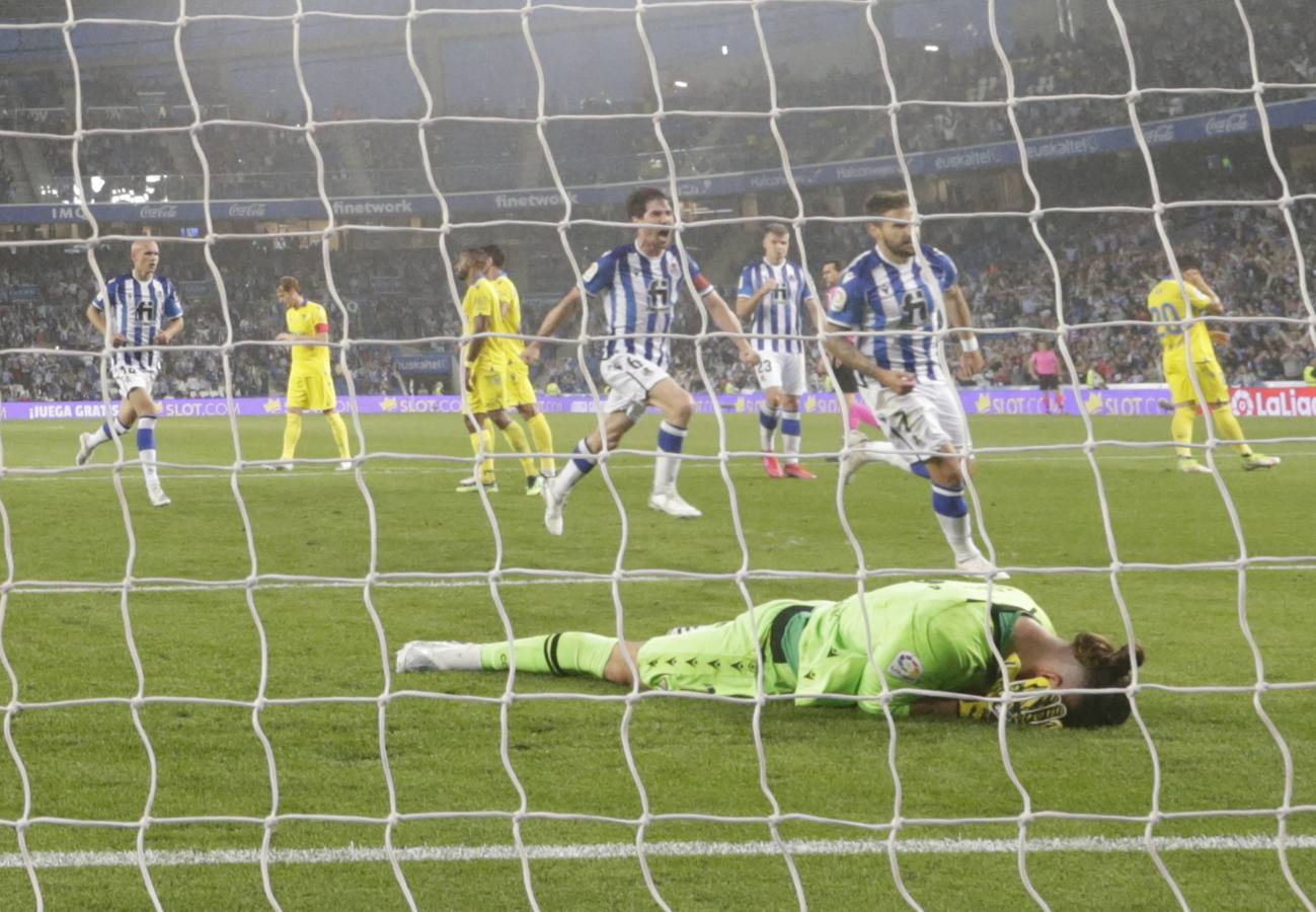 Las imágenes del Real Sociedad - Cádiz