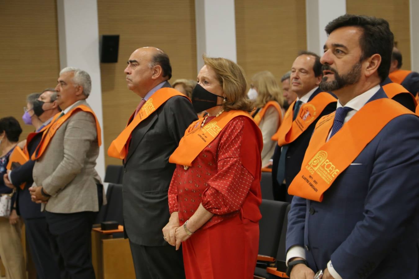 Acto de homenaje a los egresados ilustres de la facultad de Económicas y Empresariales de Sevilla. ROCÍO RUZ