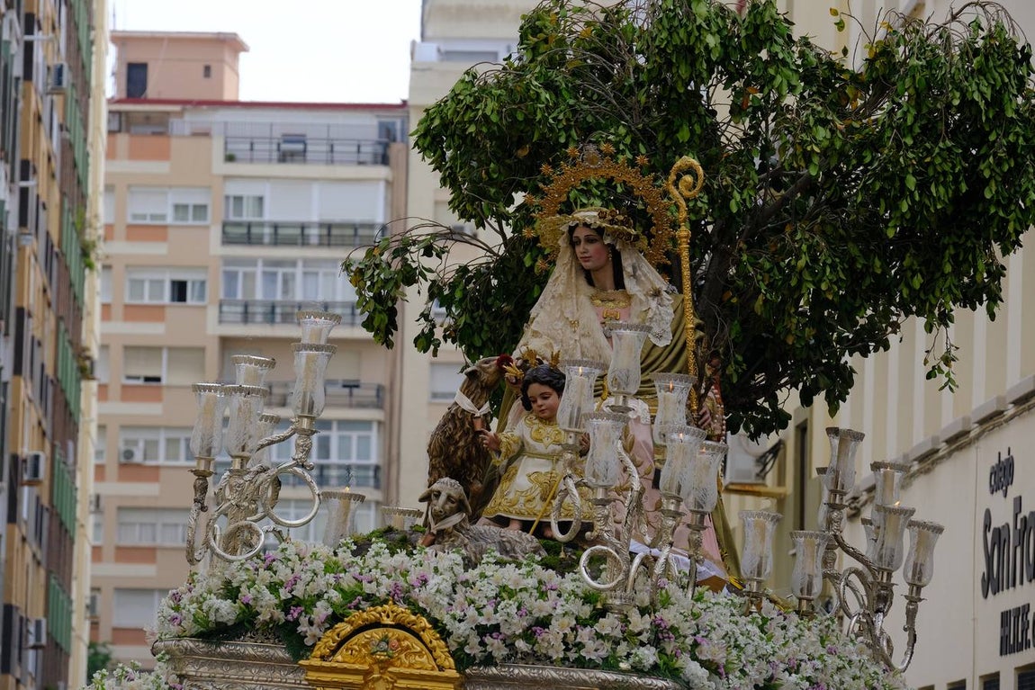Vídeo: La Pastora de Trille recorre las calles de Cádiz