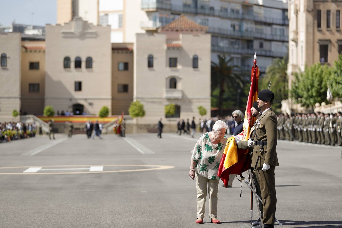 La Jura de Bandera regresa a Barcelona tras dos años de pandemia