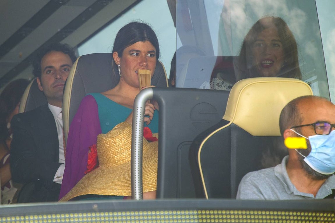 Invitados a la boda de Miguel Báez 'Litri' y Casilda Ybarra en Sanlúcar la Mayor. GTRES