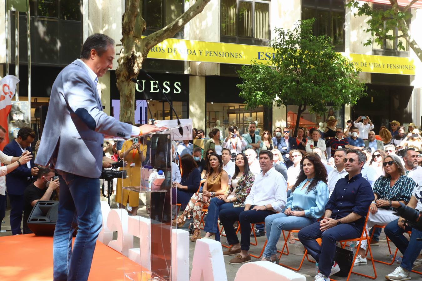 En imágenes, la presentación de los candidatos de Ciudadanos a las elecciones andaluzas