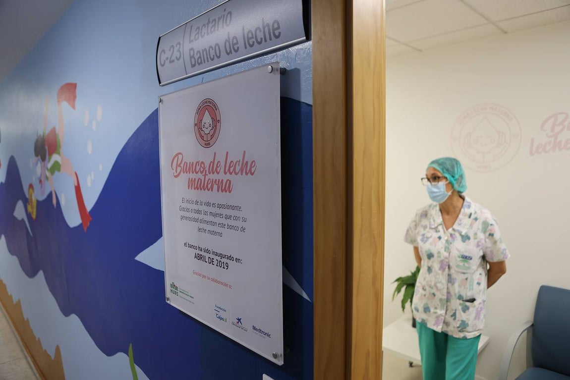 El Banco de Leche del Hospital Reina Sofía, en imágenes