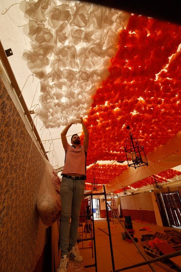 Los preparativos de la Feria de Córdoba, en imágenes