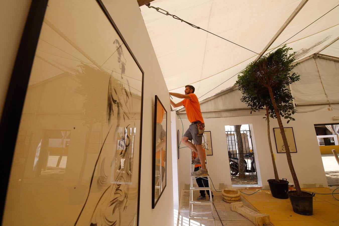 Los preparativos de la Feria de Córdoba, en imágenes