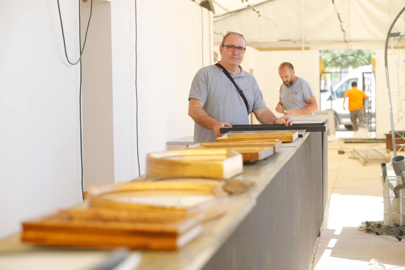 Los preparativos de la Feria de Córdoba, en imágenes