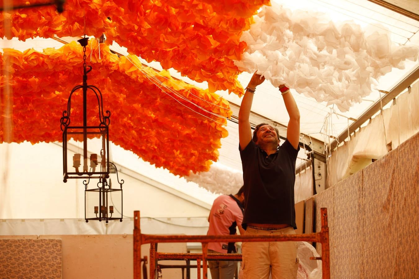 Los preparativos de la Feria de Córdoba, en imágenes