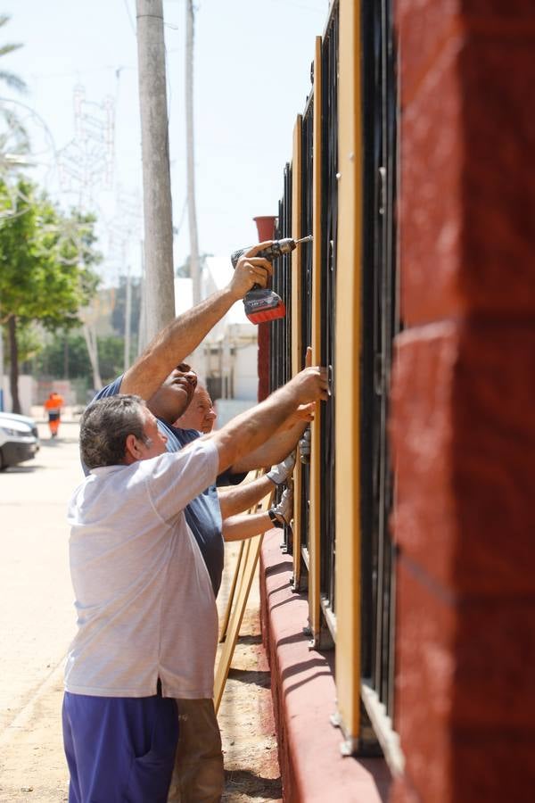 Los preparativos de la Feria de Córdoba, en imágenes