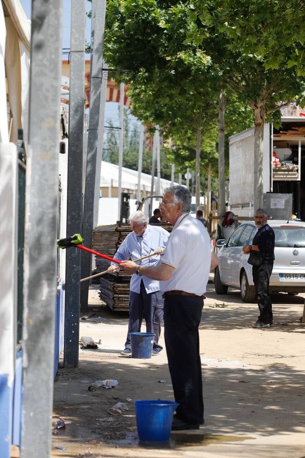 Los preparativos de la Feria de Córdoba, en imágenes