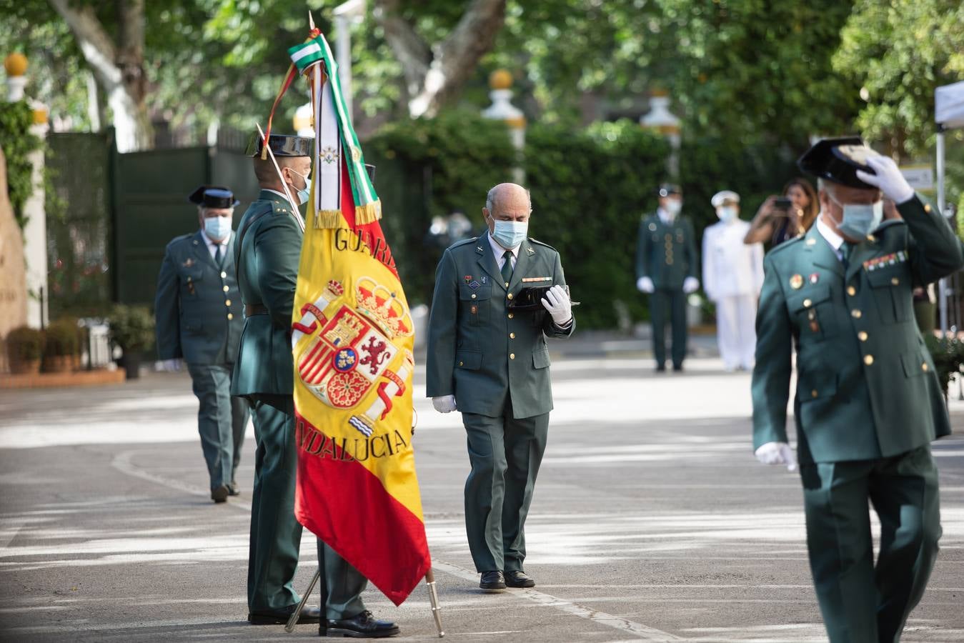 Celebración del aniversario de la Guardia Civil en el cuartel de Eritaña. VANESSA GÓMEZ