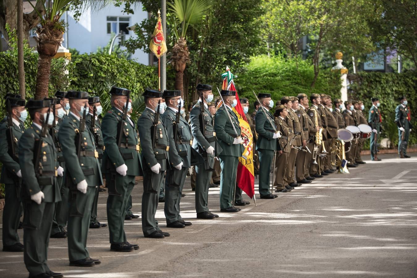 Celebración del aniversario de la Guardia Civil en el cuartel de Eritaña. VANESSA GÓMEZ