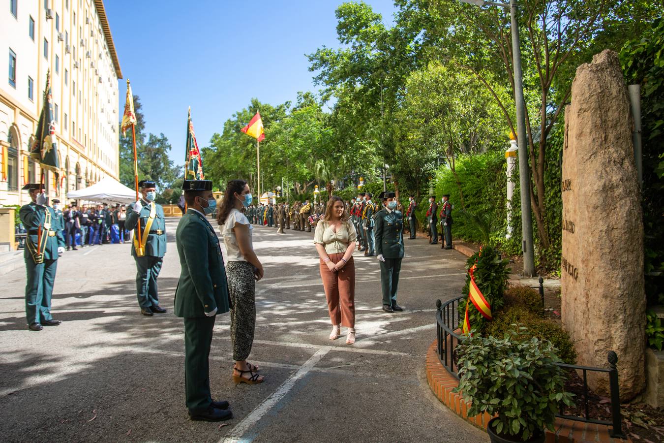 Celebración del aniversario de la Guardia Civil en el cuartel de Eritaña. VANESSA GÓMEZ