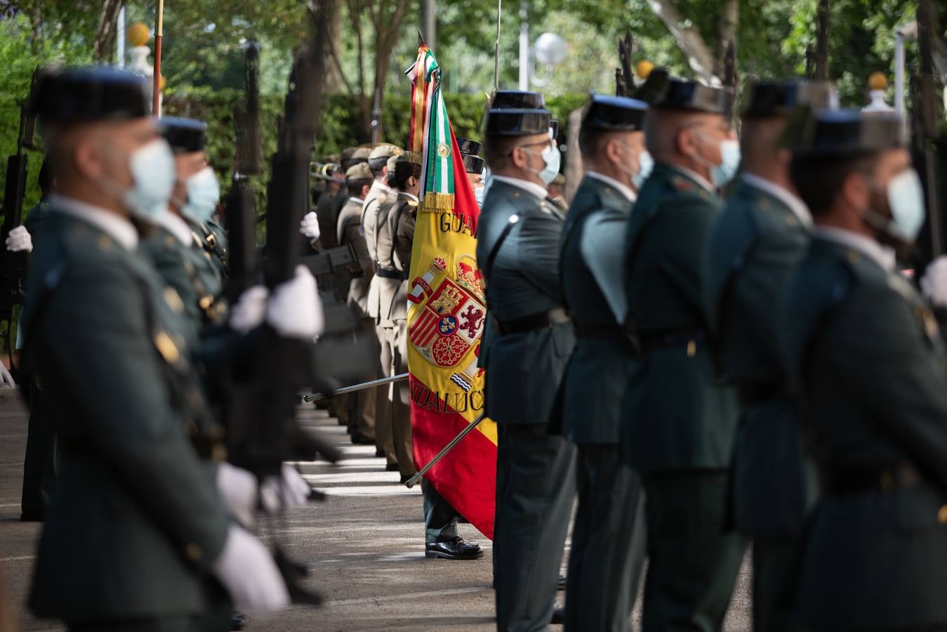 Celebración del aniversario de la Guardia Civil en el cuartel de Eritaña. VANESSA GÓMEZ