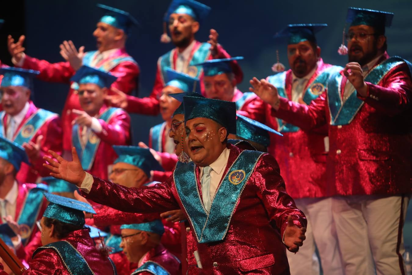 Fotos: Coro &#039;Carrera oficial&#039; en el COAC 2022. Carnaval de Cádiz