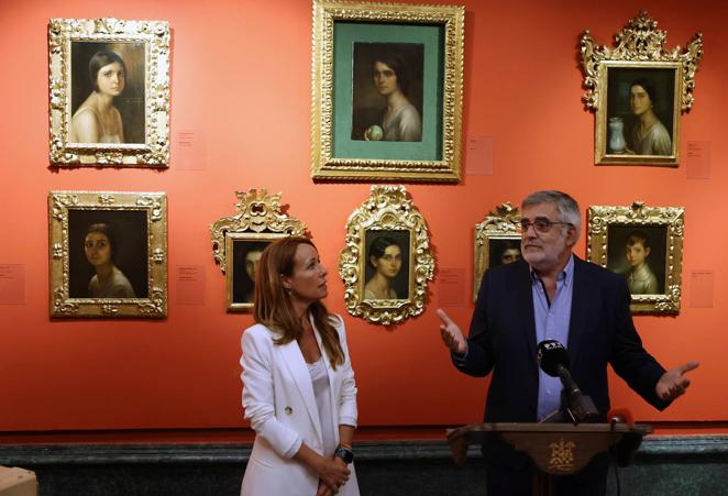 La presentación del retrato de Rafael Romero Pellicer en Córdoba, en imágenes