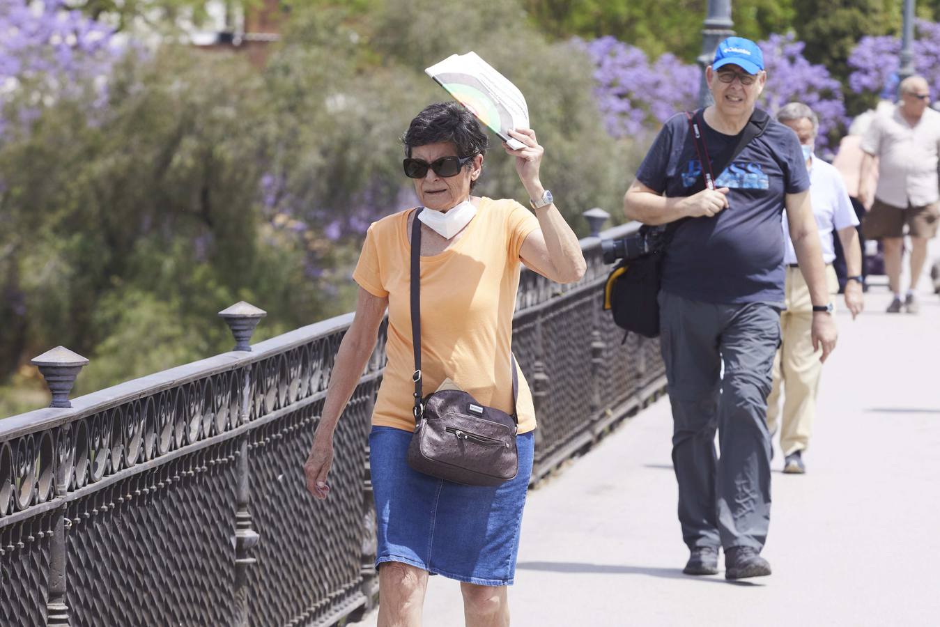 Sevilla alcanza temperaturas de pleno verano en mayo, en imágenes