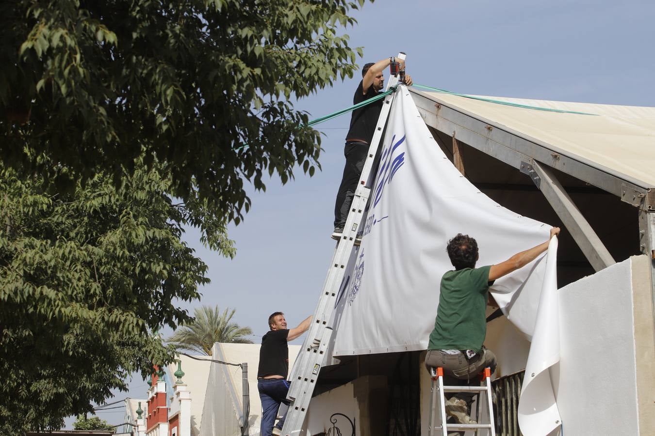 La Feria de Córdoba 2022 ultima su puesta a punto, en imágenes