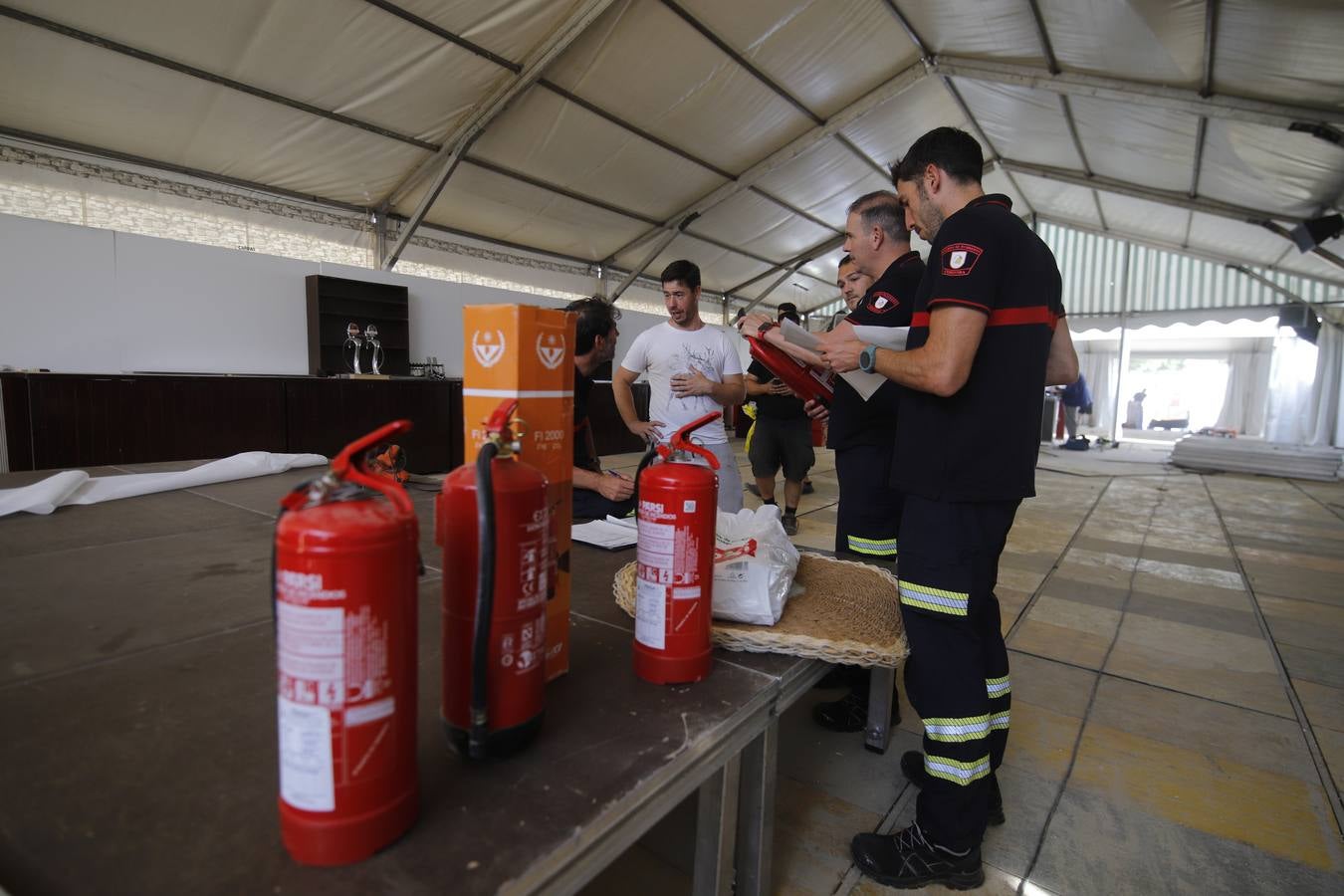 La Feria de Córdoba 2022 ultima su puesta a punto, en imágenes