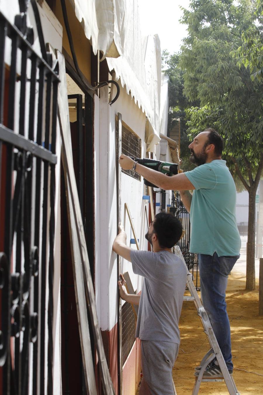 La Feria de Córdoba 2022 ultima su puesta a punto, en imágenes