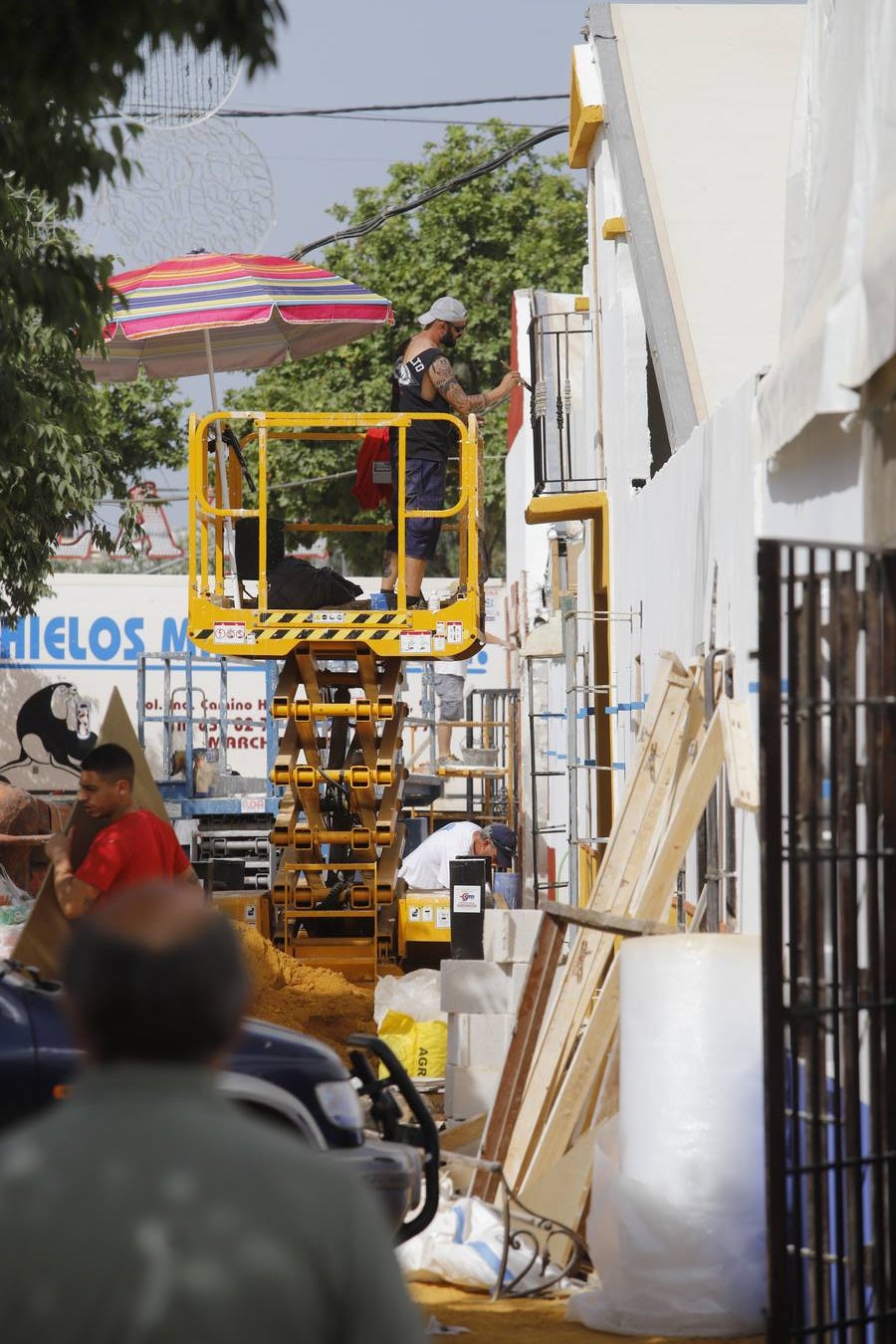 La Feria de Córdoba 2022 ultima su puesta a punto, en imágenes