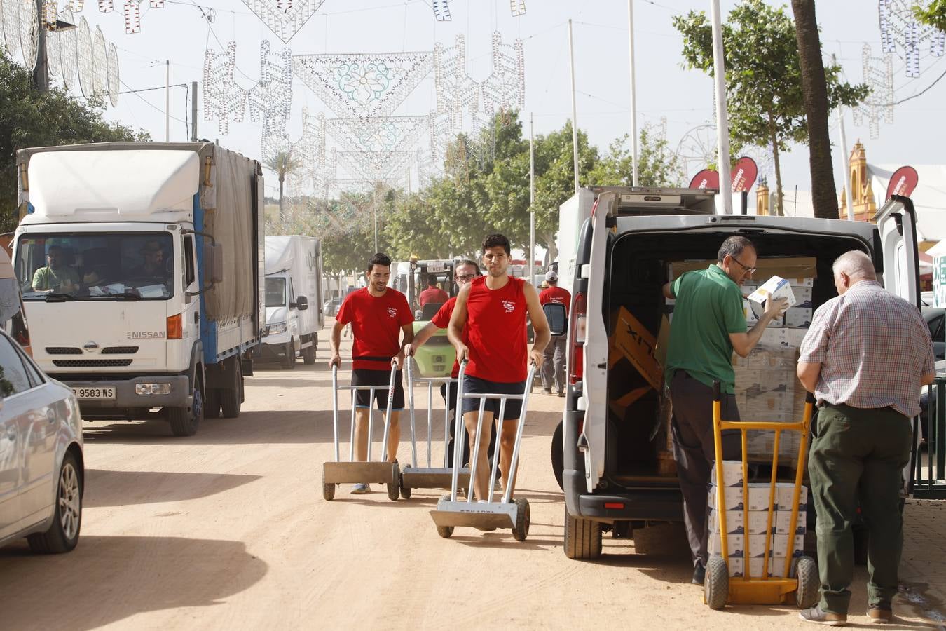 La Feria de Córdoba 2022 ultima su puesta a punto, en imágenes