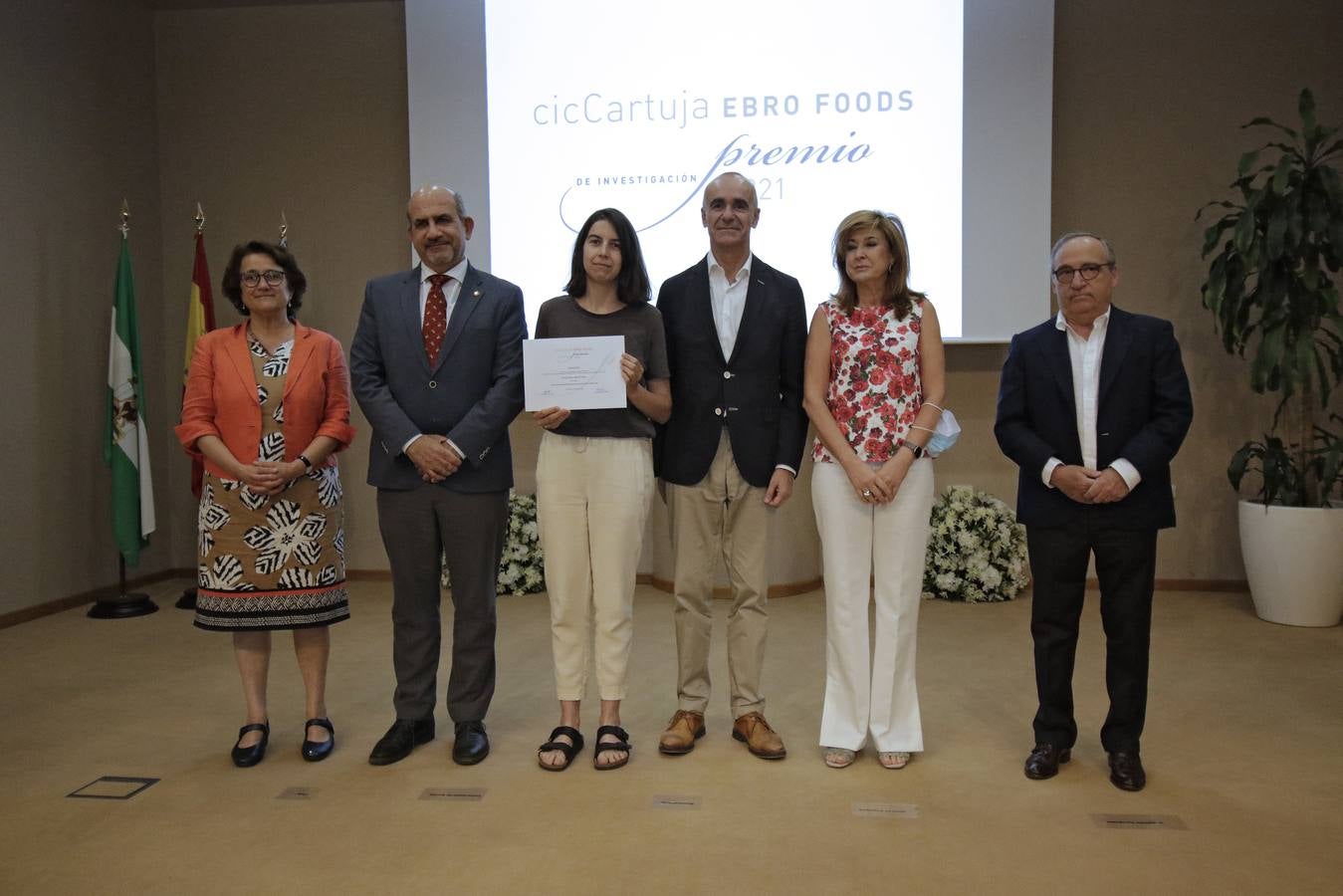 Entrega de los premios cicCartuja Ebro Foods a jóvenes investigadores